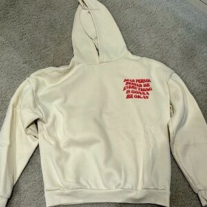 Off-White Hoodie “Dear Person Behind Me Everything Is Gonna Be Okay”